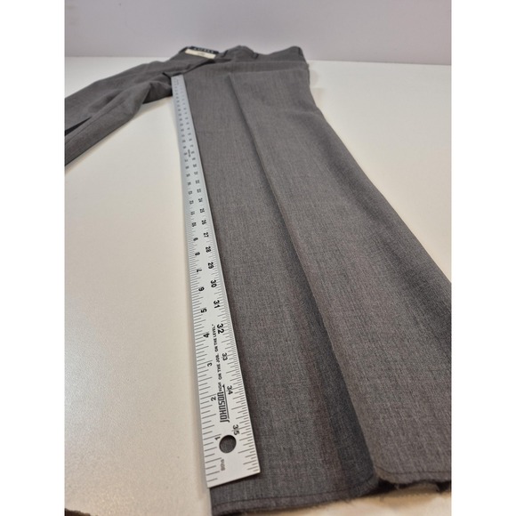 Lauren Ralph Lauren Dress Pants Mens 31x36 Gray Wool Pleated Lined NWT Unhemmed - Picture 11 of 15